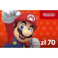 Kod aktywacyjny Nintendo eShop 70 PLN